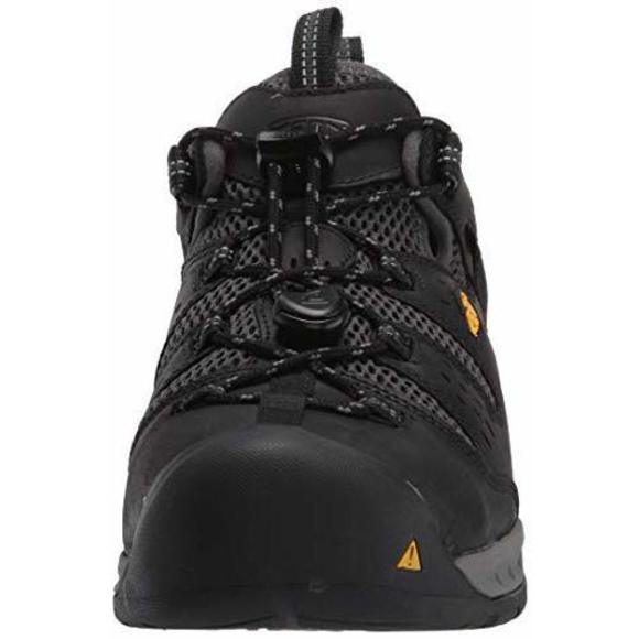 KEEN UTILITY ATLANTA COOL II, MEN'S, BLACK/DARK SHADOW, STEEL TOE, EH, LOW - Picture 3 of 6